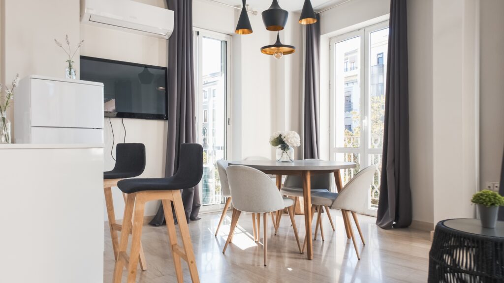 inside view of a modern apartment modern architect and interior design concept